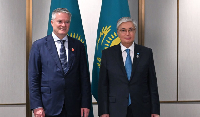 Казакстандын президенти Матиас Корманн менен жолугушту