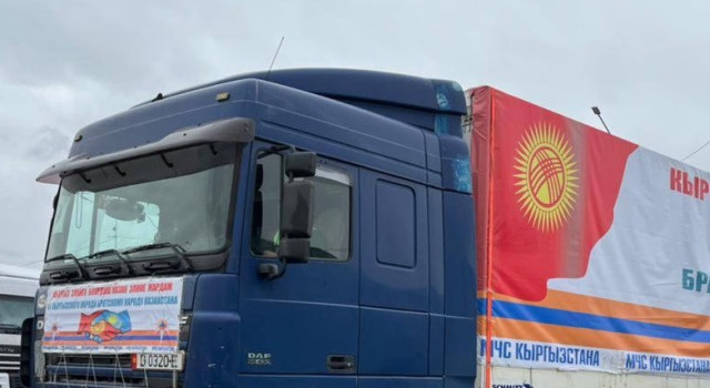 Kyrgyzstan sends humanitarian aid to Kazakhstan