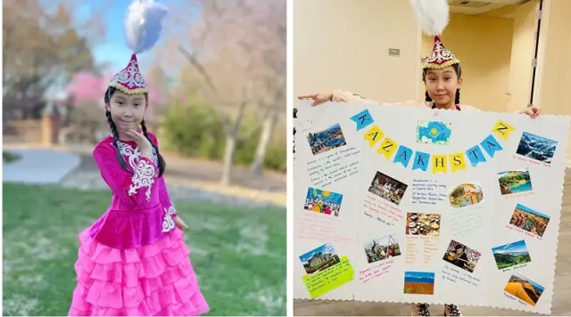 8-year-old Kazakh girl publishes her books in U.S.