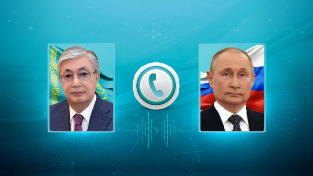 Kazakh, Russian Presidents hold telephone conversation