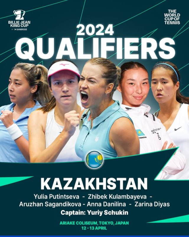 Теннисчилер Билли Джин Кинг кубогуна даярданууда