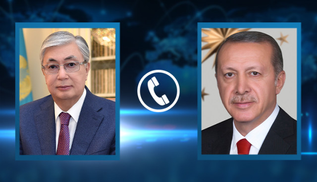 Kassym-Jomart Tokayev holds telephone conversation with Türkiye’s President Recep Tayyip Erdogan