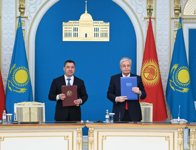 Kazakhstan, Kyrgyzstan sign treaty on deepening and expanding allied relations