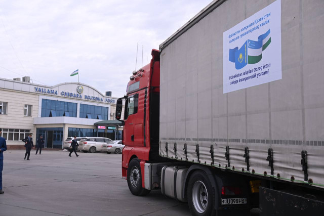 Uzbekistan sends humanitarian aid to Kazakhstan