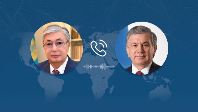 Kazakh, Uzbek Presidents hold telephone conversation