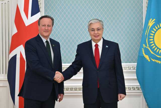 President Tokayev receives British Foreign Secretary