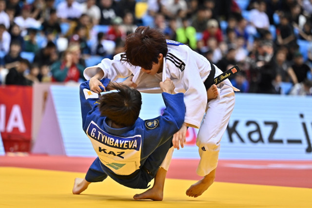 Astana'da Grand Slam serisinin dünya judo turnuvası düzenlendi