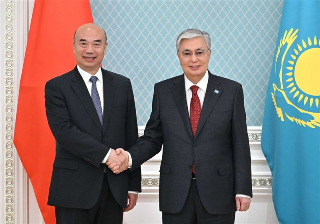 Kazakh President receives Vice Premier of State Council of China