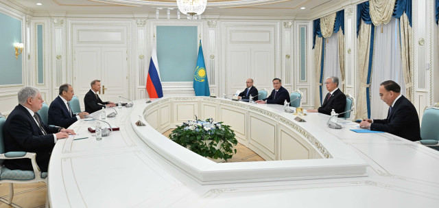 Kazakh President receives Russian Foreign Minister