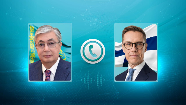 Kazakh President holds telephone conversation with President of Finland