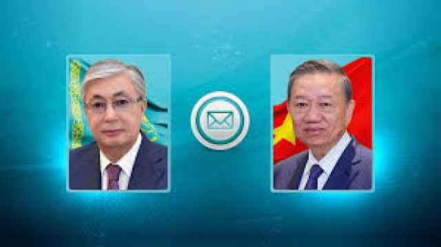 President Tokayev congratulates newly-elected President of Vietnam