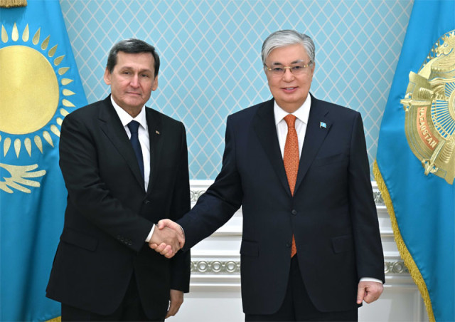 President Tokayev receives Foreign Minister of Turkmenistan