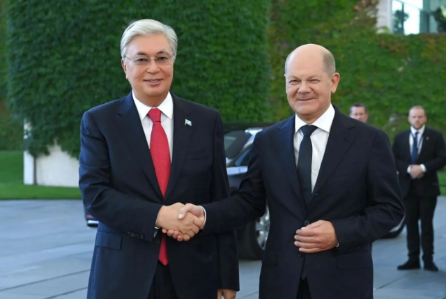 Kazakh President, German Chancellor discuss bilateral relations in telephone conversation