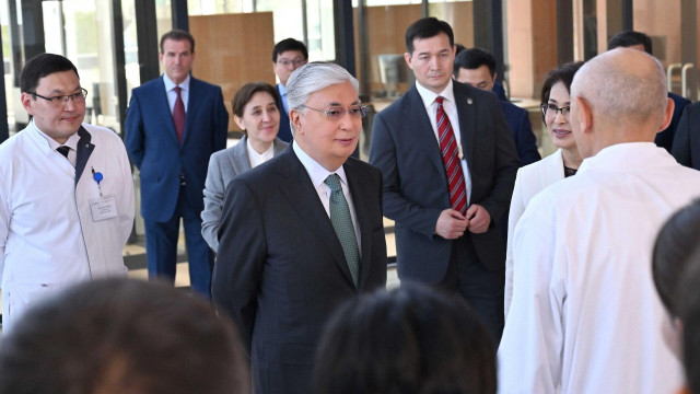 Kazakh President pays visit to new medical facilities in Astana