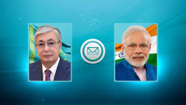 Kazakh President sends telegram to Prime Minister of India