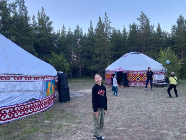 Астанада ўқувчилар учун этнолагерь  очилди