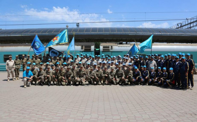 Almatı’da Uluslararası «Aybın» askeri kampı başladı