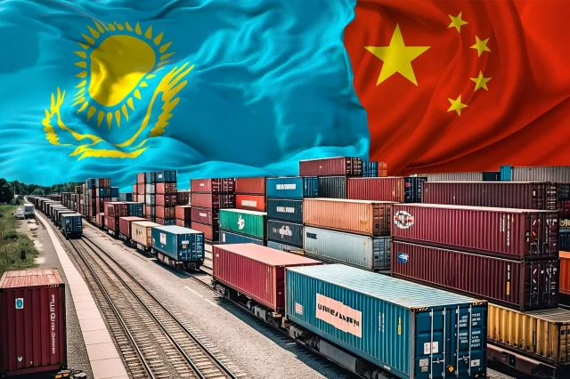 Rail freight transport between Kazakhstan and China grows by 12%