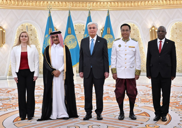 President Tokayev receives credentials from foreign ambassadors