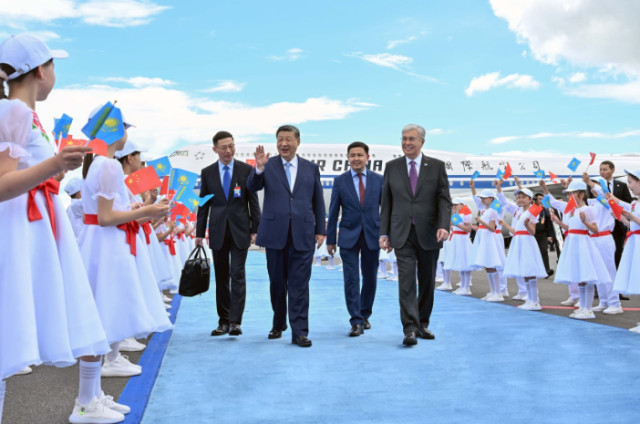 Chinese President arrives in Kazakhstan for state visit