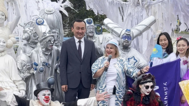 Astana'da sokak ti̇yatrosu sanatı geli̇şti̇ri̇lecek