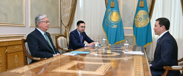 Kassym-Jomart Tokayev receives National Olympic Committee President