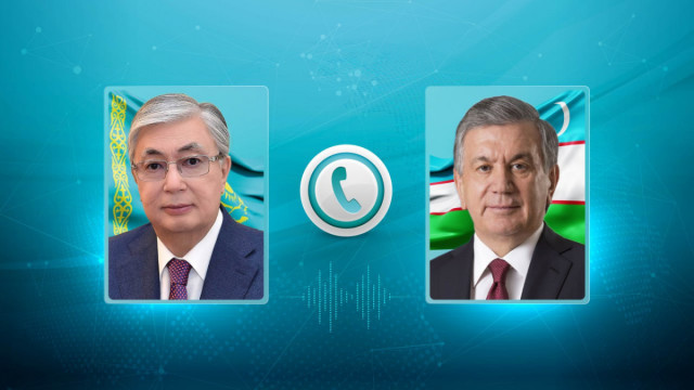 Kazakh, Uzbek Presidents hold telephone conversation