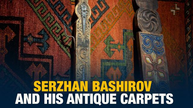 Serzhan Bashirov and his antique carpets