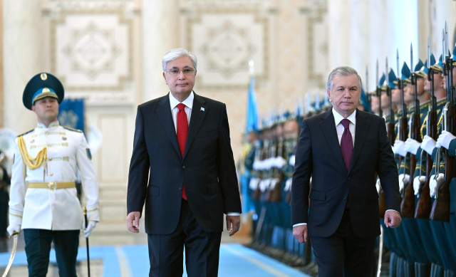 Kazakh, Uzbek Presidents point out progressive development of bilateral relations