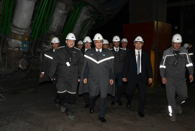Kasım-Jomart Tokayev Karagandı iline iş gezisiyle ziyaret etti