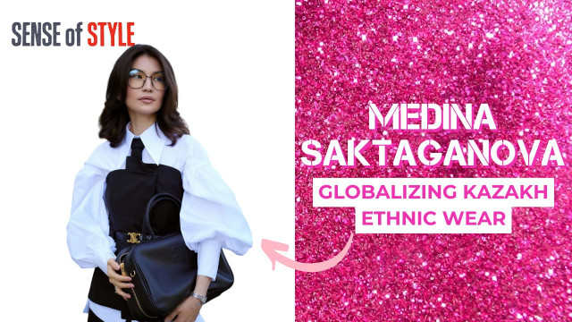 Medina Saktaganova. Globalizing Kazakh ethnic wear