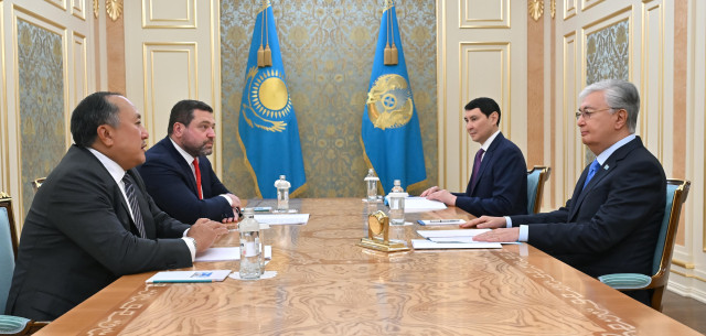 President Tokayev receives Kaspi.kz founders