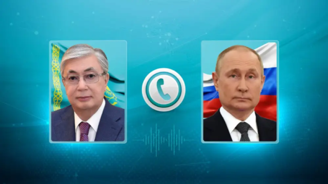 President Tokayev holds telephone conversation with Russian President