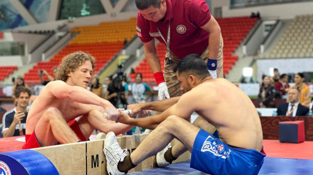 World Nomad Games host assyk atu and mas-wrestling competitions