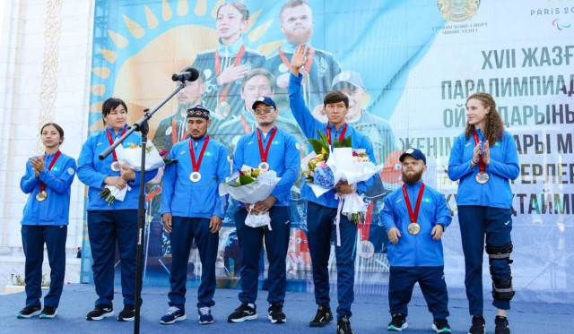 Kazakistan Paralimpiyat takımı ülkeye döndü