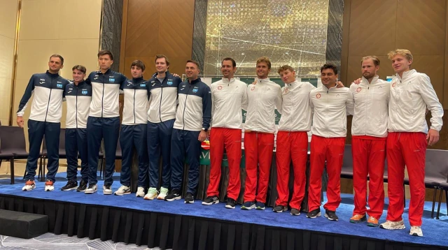 Теннистен Қазақстан құрамасы араға 4 жыл салып Астанада матч өткізді