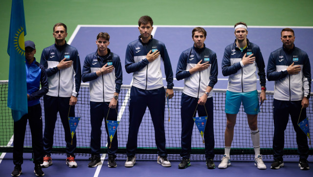 Kazakhstan’s national team plays first home match in Davis Cup in four years