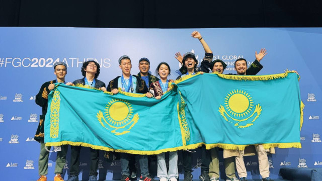 Қазақстандық оқушылар роботты техникадан үшінші рет әлем чемпионы атанды
