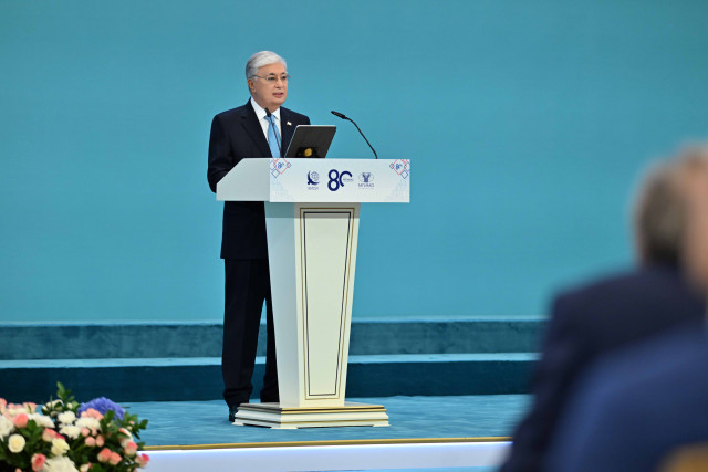 President Tokayev addresses «Sustainable Development and Security in the Eurasian Space» conference