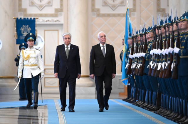 Kazakh, Armenian Presidents hold talks