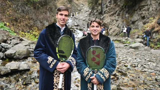 Famous tennis players take part in ATP 250 Almaty Open 2024