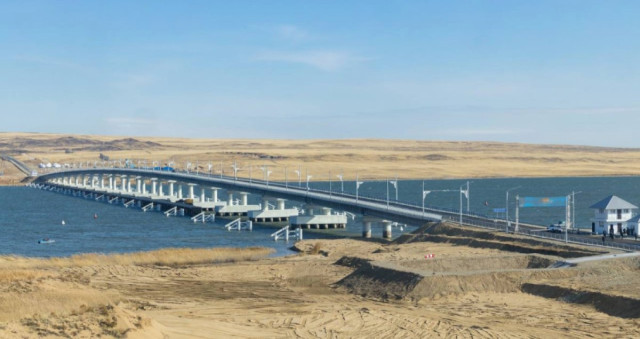 Kazakhstan opens its longest bridge