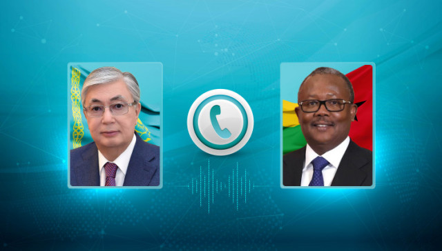 Kazakh, Guinea-Bissau Presidents hold telephone conversation