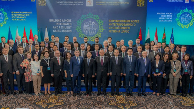 Astana’da Orta Asya Bölgesel Ekonomik İşbirliği Bakanlar Konferansı düzenlendi