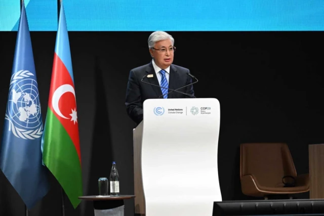 Kazakh President participates in global climate summit in Azerbaijan