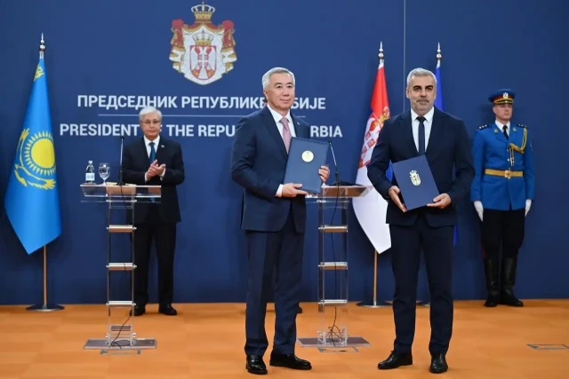 Қозоғистон  ва Сербия 10 та ҳужжатни имзолади