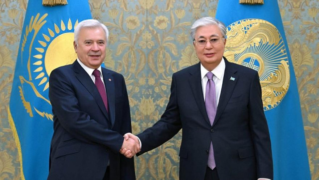 Kazakh President discusses joint projects with Lukoil shareholder