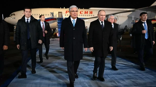 Қазақстанға Ресей Президенті Владимир Путин мемлекеттік сапармен келді