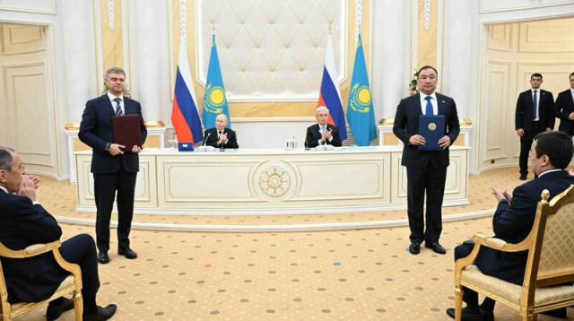 Ufa’da Kazakistan ile Rusya arasında onlarca anlaşma imzalandı