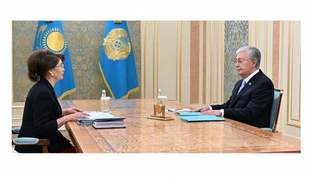 Казакстандын Президенти маданият жана маалымат министрин кабыл алды
